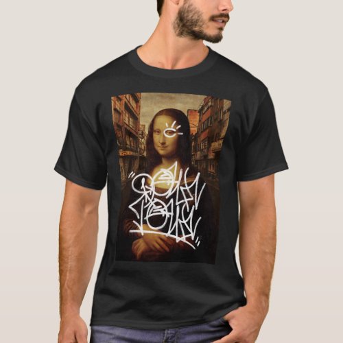 Camiseta Mona Lisa Downtown T_Shirt