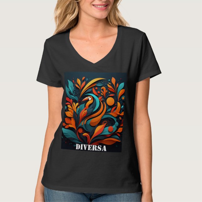 Camiseta Mujer Arte Simbólico Natural T-Shirt (Front)