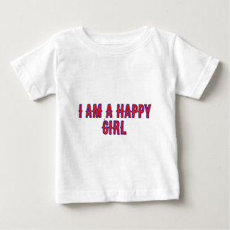 Camiseta Niña Feliz Sonriente Diseño Infantil Baby T-Shirt