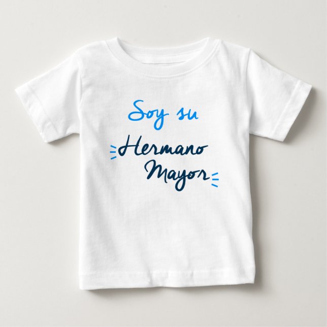 Camiseta niño Hermano Mayor Baby T-Shirt (Front)