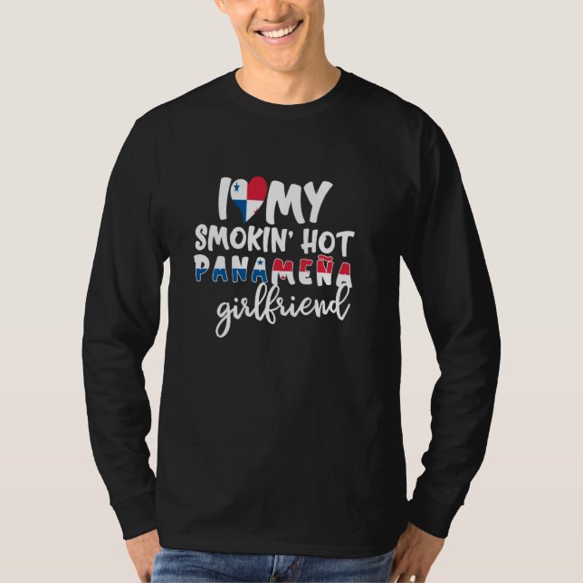 Camiseta Panama Shirt I Love Smokin' Hot Panamena  (Front)