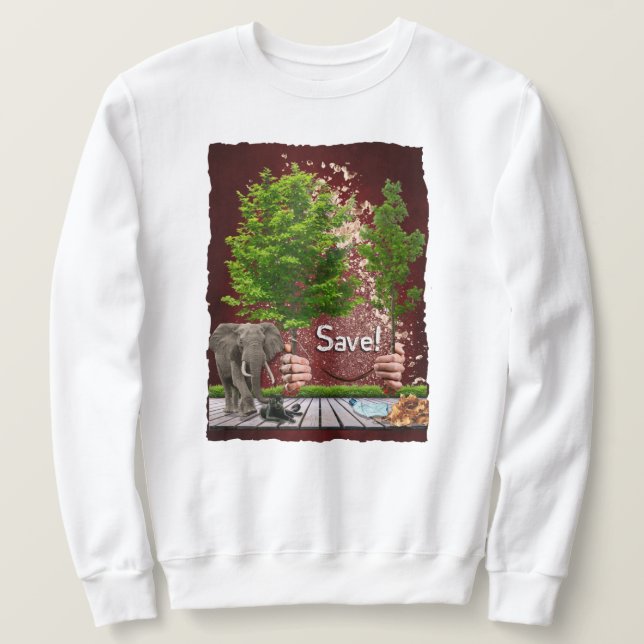 CAMISETA SAVE! SWEATSHIRT (Design Front)