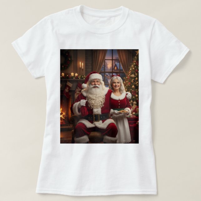 Camiseta Um Natal Feliz T-Shirt (Design Front)