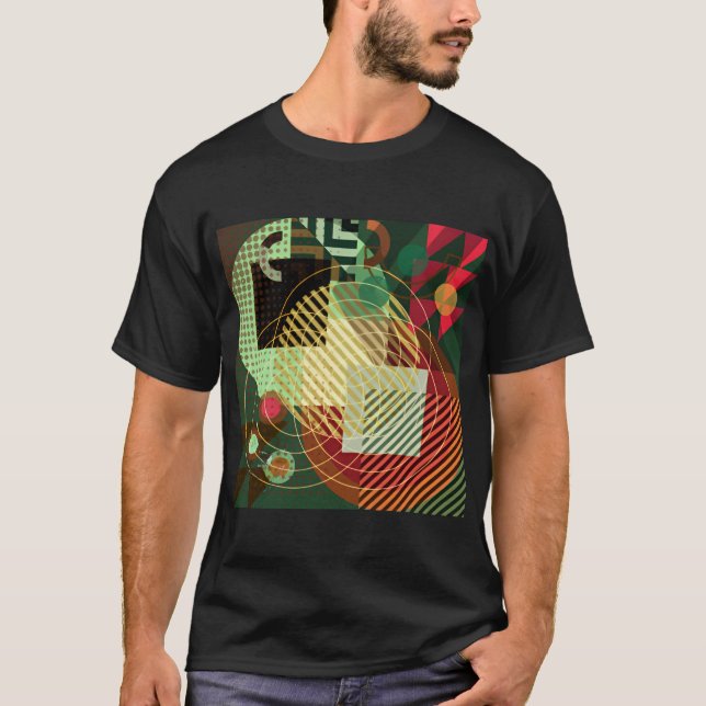 Camiseta unisex diseño arte geométrico original T-Shirt (Front)