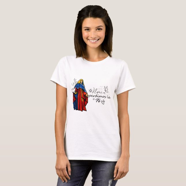 Camiseta Virgen de la Paz – Venezuela ve T-Shirt (Front Full)