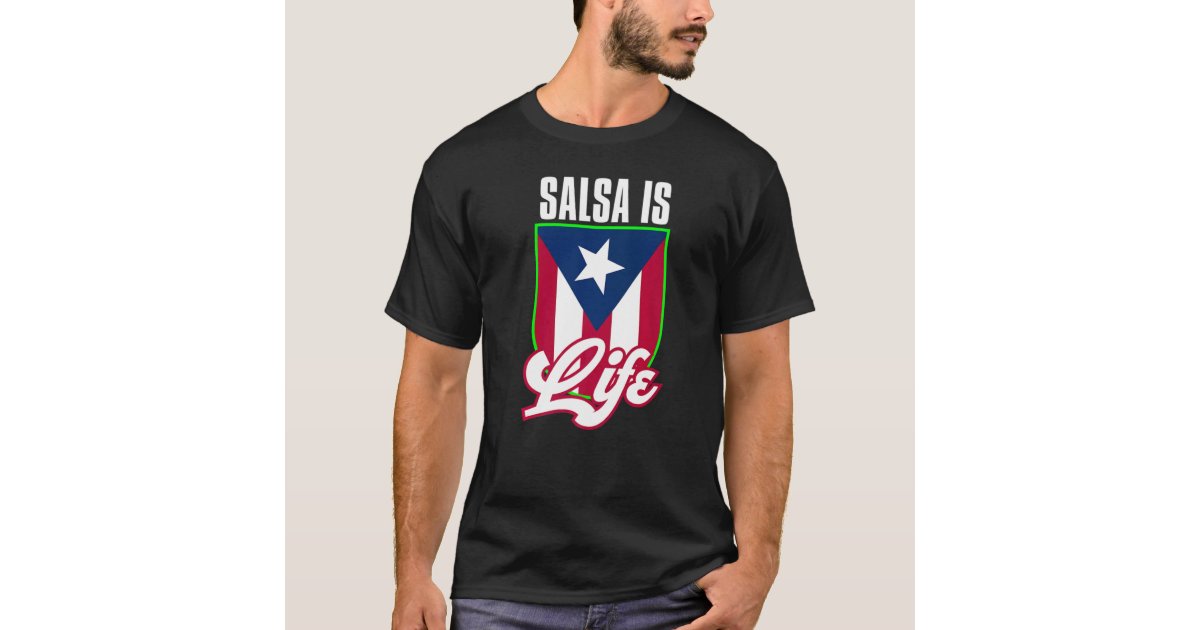 Prosperar Repegar Procesando Camisetas De Salsa Mujer Salsa De Puerto Rico Bori T-Shirt | Zazzle