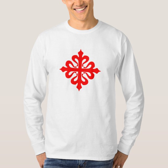 Camisia Catholica Ordinis Crucis de Calatrava T-Shirt (Front)