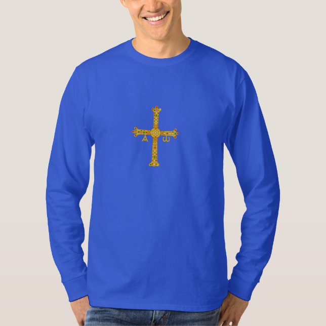 Camisia Crucis Asturorum de Victoria T-Shirt (Front)