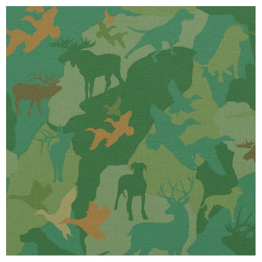 Cammo/camoflauge2/odee/deer/phesant/moose/elk/dog Fabric