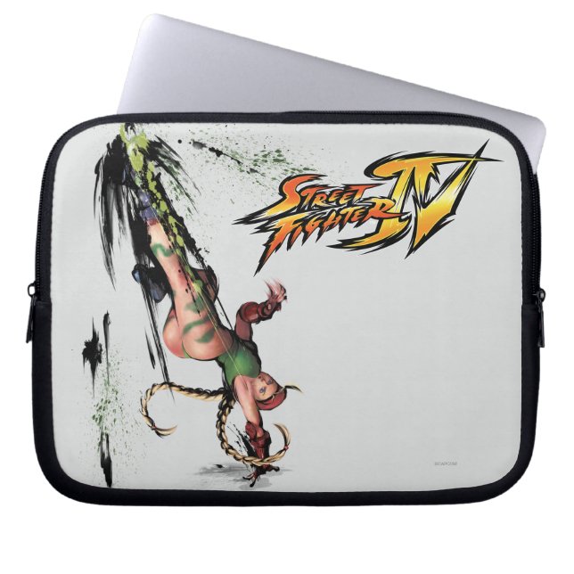 Cammy Kick Laptop Sleeve (Front)