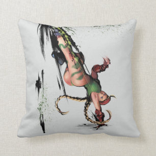 Cammy Kick Throw Pillow