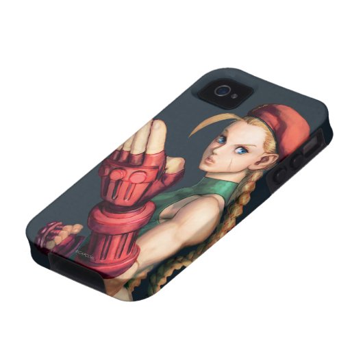 Cammy With Hand Up Case-Mate iPhone Case (Bottom)