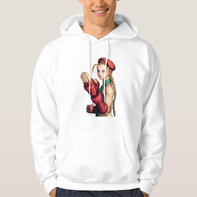 Cammy With Hand Up Hoodie (Front)