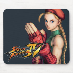 Cammy With Hand Up Mouse Pad