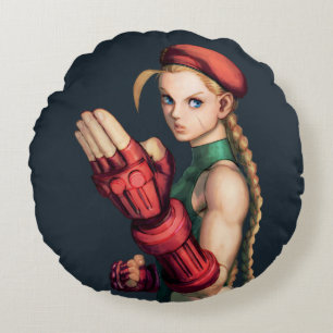 Cammy With Hand Up Round Pillow