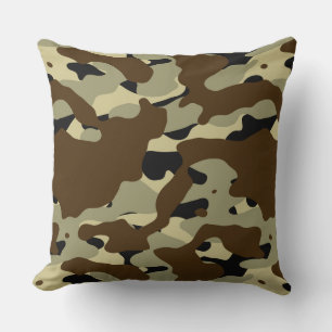 Camo 1 throw pillow