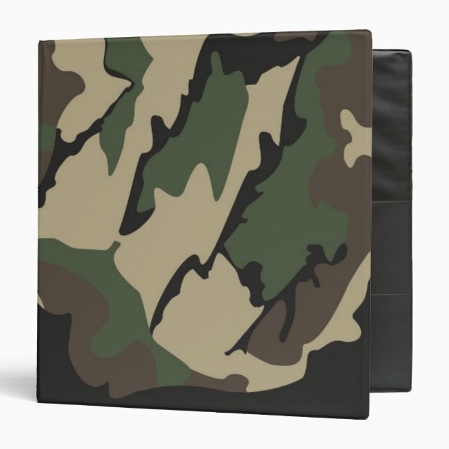Camo, 3 Ring Binder (Front/Inside)