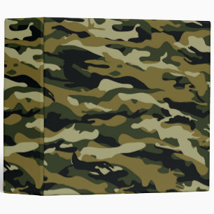 Camo 3 Ring Binder