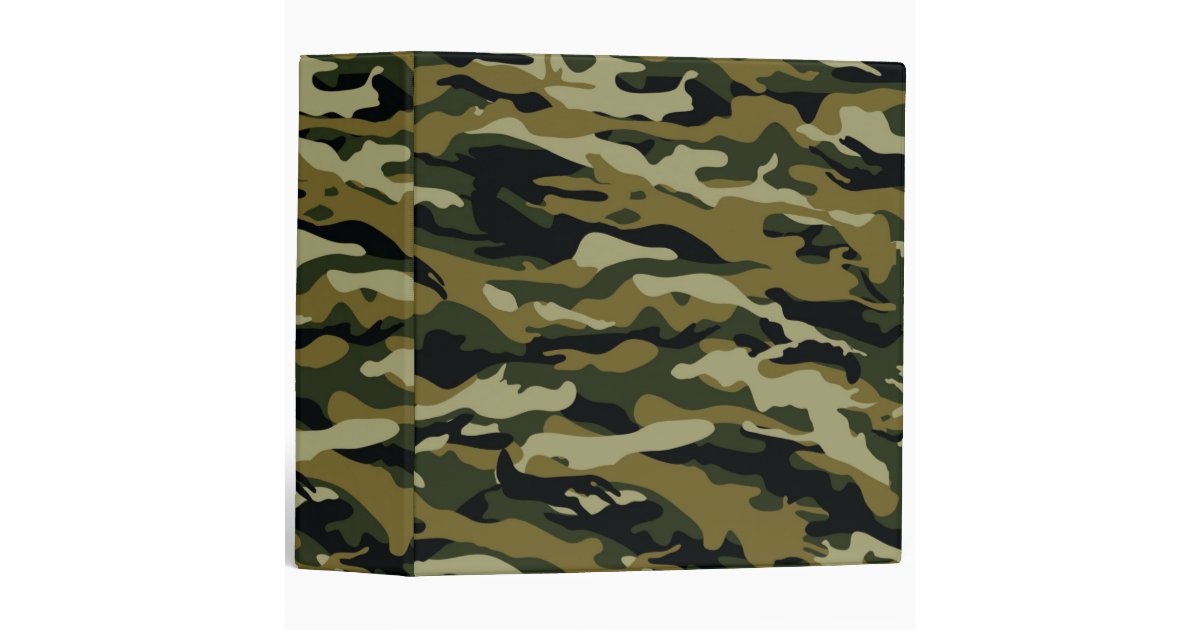 Camo 3 Ring Binder | Zazzle