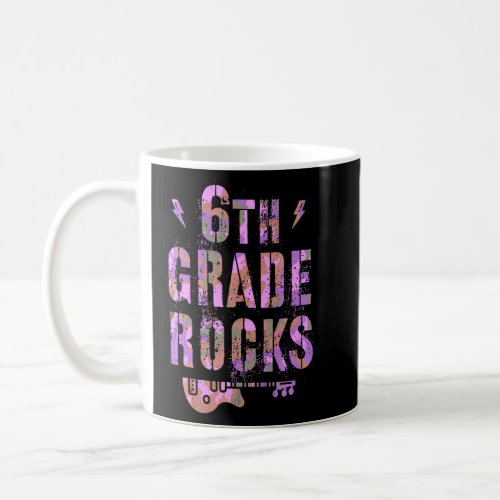 Camo 6th Grade Rocks Teacher I Teach Sixth Gr Rock Coffee Mug