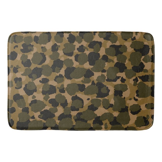 Camo Abstract   Bath Mat (Front)