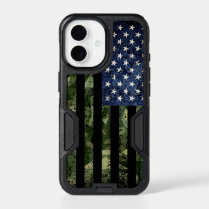 Camo American Flag Camouflage iPhone 17 Case