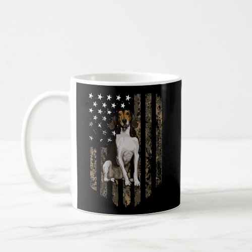 Camo American Flag Treeing Walker Coonhound 4Th Of Coffee Mug