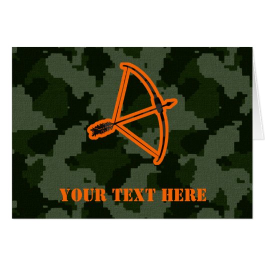 Camo Archery Cards (Front Horizontal)