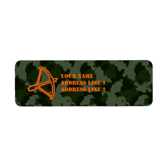 Camo Archery Label (Front)
