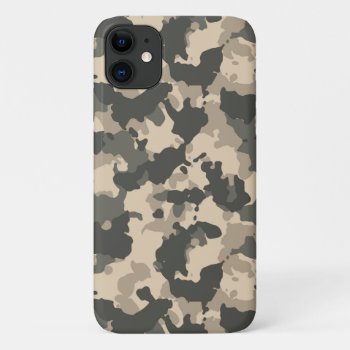 Camo Army Camouflage Green Iphone 11 Case by ColorFlowCreations at Zazzle