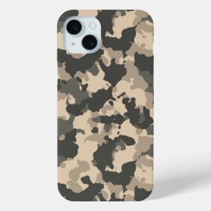 Camo Army Camouflage Green iPhone 15 Plus Case