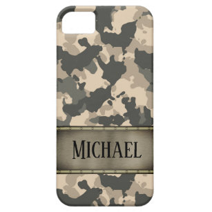Camo Army Camouflage Green Personalized iPhone SE/5/5s Case