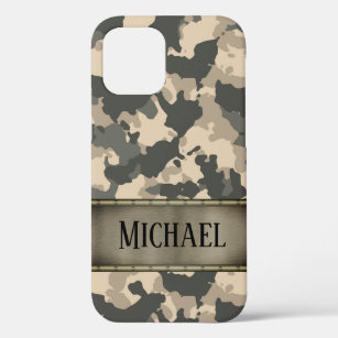 Camo Army Camouflage Green Personalized iPhone 12 Pro Case
