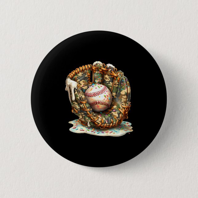 Camo Baseball Gloves Lifestyle 101 Apparel Drip Ic Button (Front)