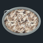Camo Belt Buckle<br><div class="desc">Belt buckle shown in a desert camo print.
Customize this item or buy as is.</div>