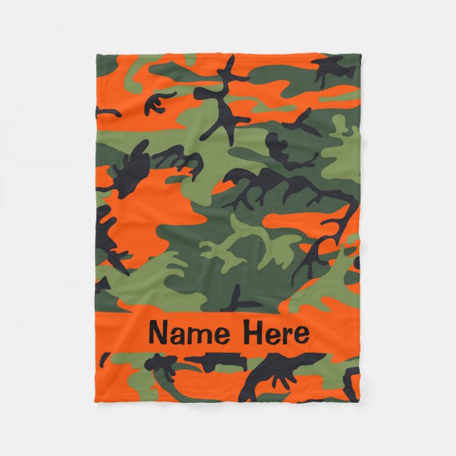 Camo Blanket - Dog Blanket - Hunting Dog Gifts (Front)