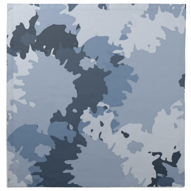 Camo Blue Napkin (Front)