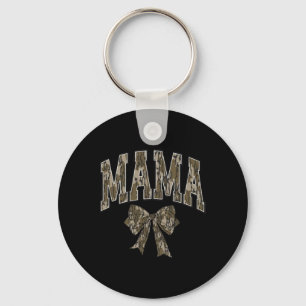 Camo Bow Coquette Mama Mom Dove Season Hunting Hun Keychain