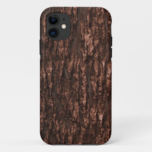 Camo Brown Bark iPhone 11 Case