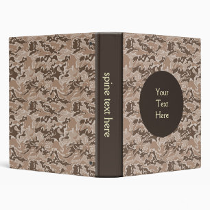 Camo brown Binder