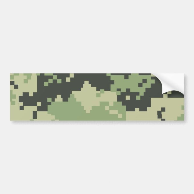 Camo Bumper Sticker (Front)