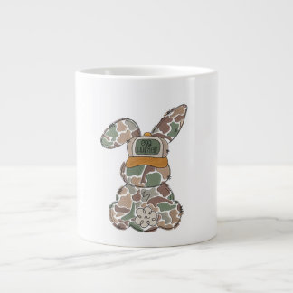 Camo Bunny Easter Egg Hunter Shirt Graphic Giant Coffee Mug