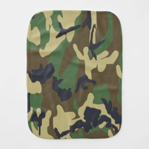 Camo burp cloth