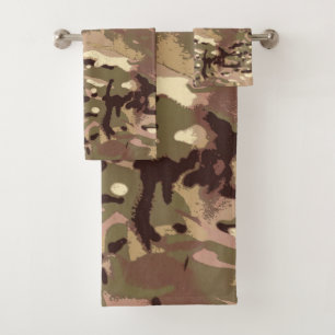 Camo Camo, Wherefore Art Thou? LIDJ Design. Bath Towel Set
