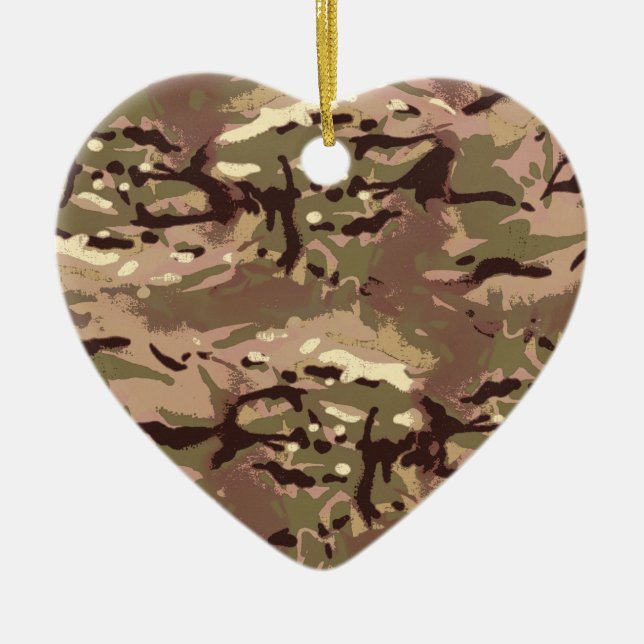 Camo Camo, Wherefore Art Thou? LIDJ Design. Ceramic Ornament (Front)