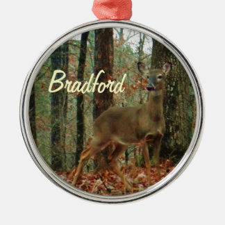 Camo,Camouflage Deer personalized Metal Ornament