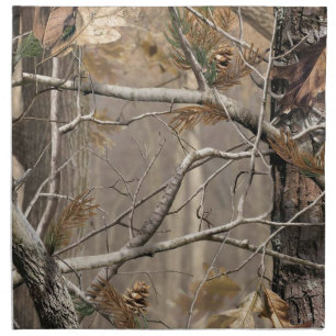 Camo Camouflage Hunting Monogram Initial Napkins