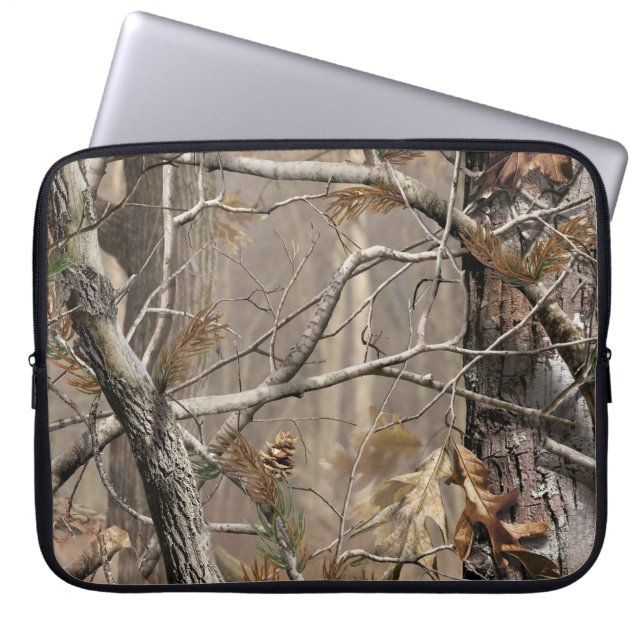 Camo Camouflage Hunting Real Tree 15" Laptop Case (Front)