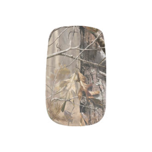 Camo Camouflage Hunting Real Tree Minx Nail Wraps