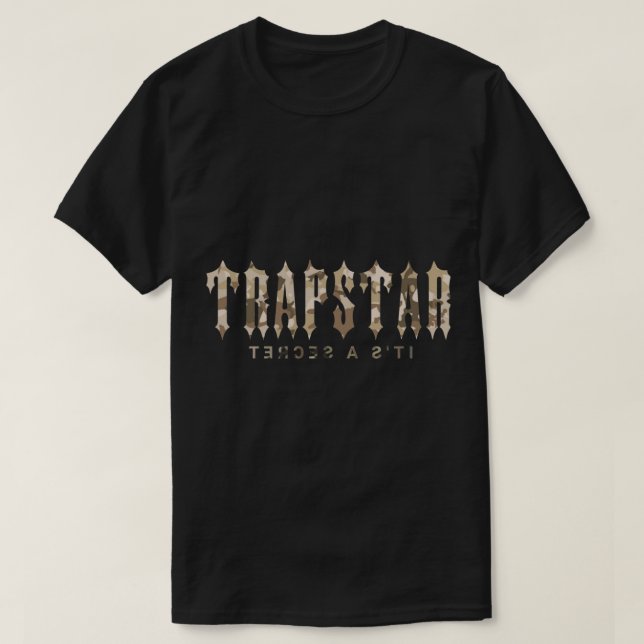 Camo Camouflage Military Army Trapstar Aesthetic,  T-Shirt (Design Front)